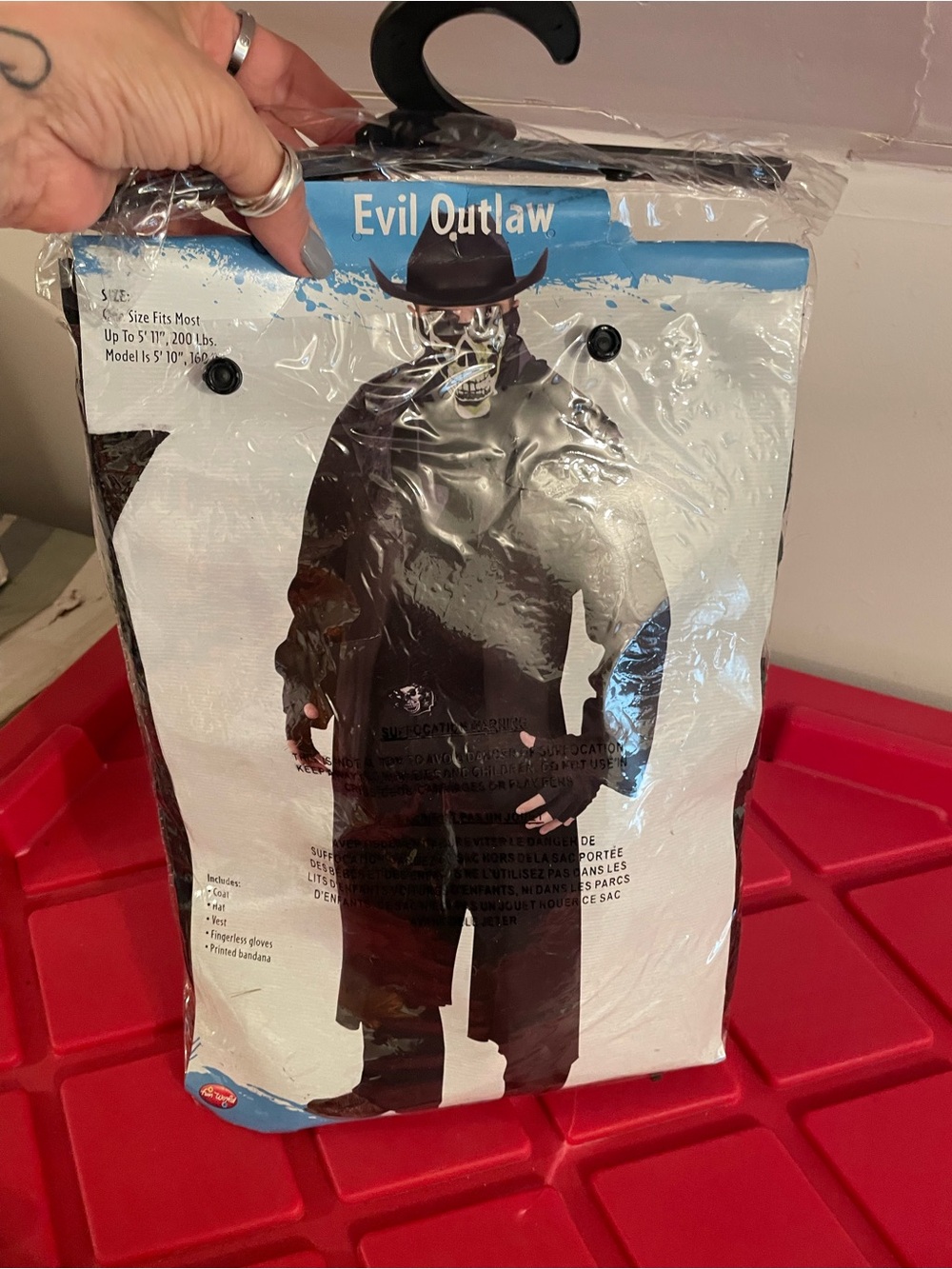 Men's Halloween Costume - Black
